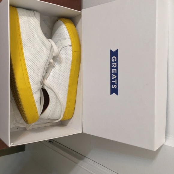 Great Brooklyn The Royals Perforated leather white/Meadowlark made in Italy - Picture 11 of 14